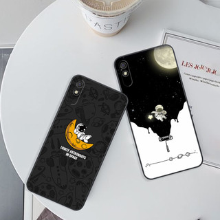 Ốp lưng Xiaomi Redmi 7A / Redmi 8A / Redmi 9A dẻo mềm phi hành gia,mèo bảo vệ camera giá rẻ