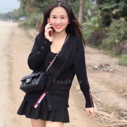 Áo Khoác, Áo Cadigan Thomer 4 Vạch Cánh Tay Chất Len Tăm Giá Rẻ