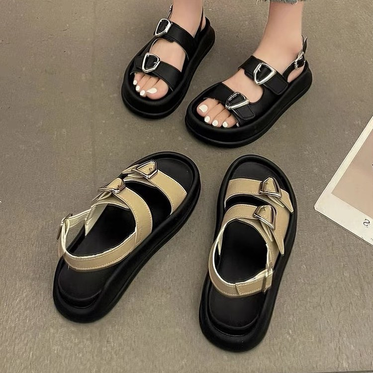 Sandal quai ngang 2 khóa