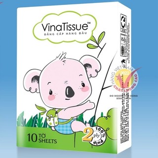 Khăn giấy bỏ túi VinaTissue 10 tờ 2 lớp
