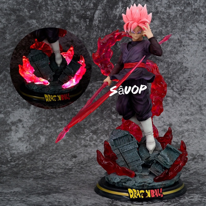 Black Goku liềm hồng (Cao 26.5) (Mô hình Anime Dragon Ball)