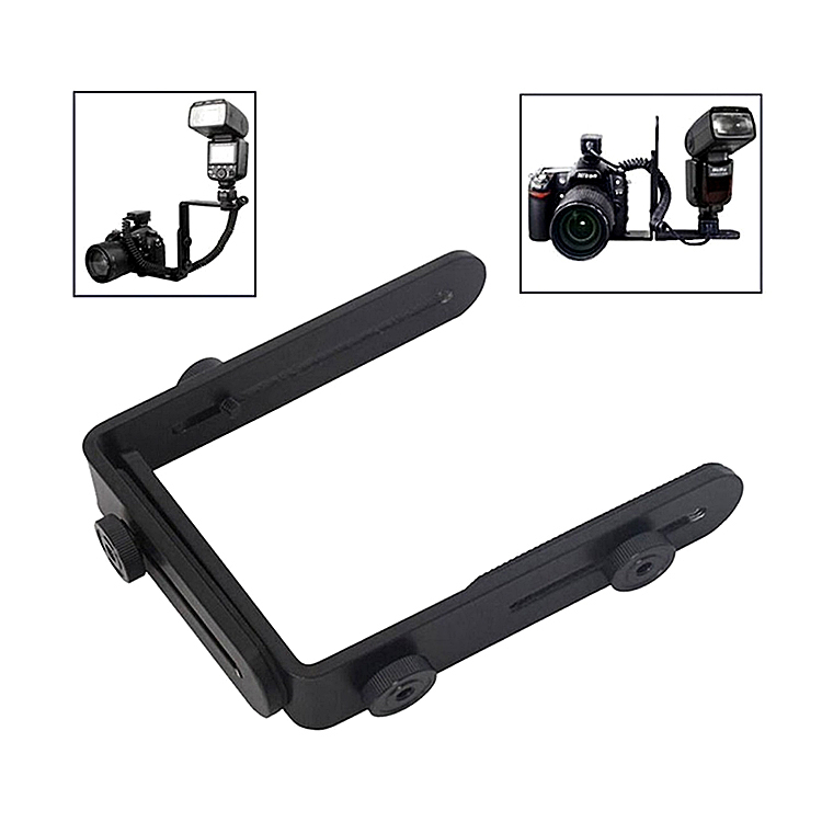 Gá chữ L gắn đèn Led đèn flash