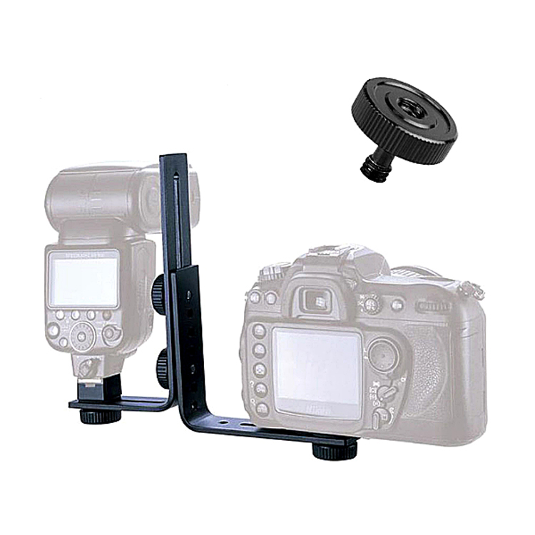 Gá chữ L gắn đèn Led đèn flash