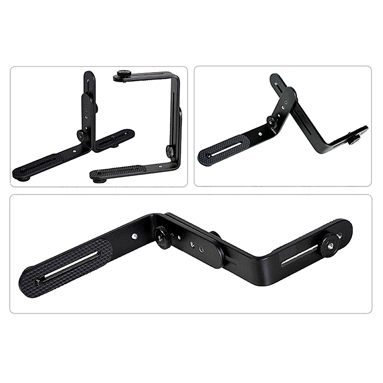 Gá chữ L gắn đèn Led đèn flash