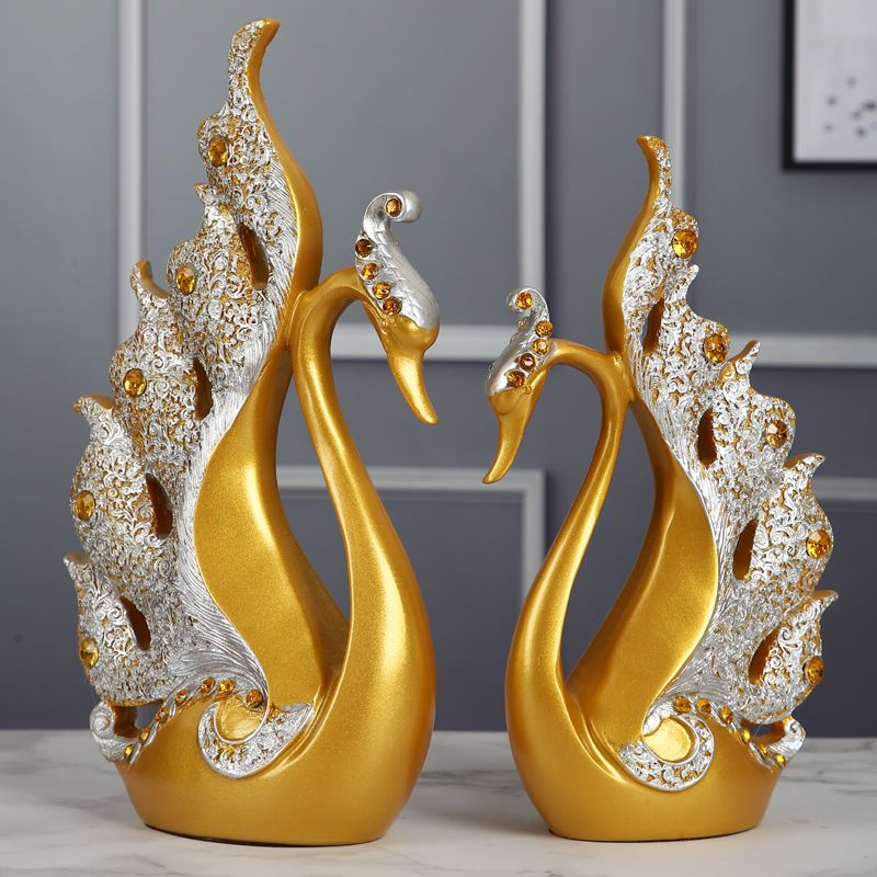 Set 2 tượng trang trí hình hươu phong cách Bắc Âu dùng để trang trí