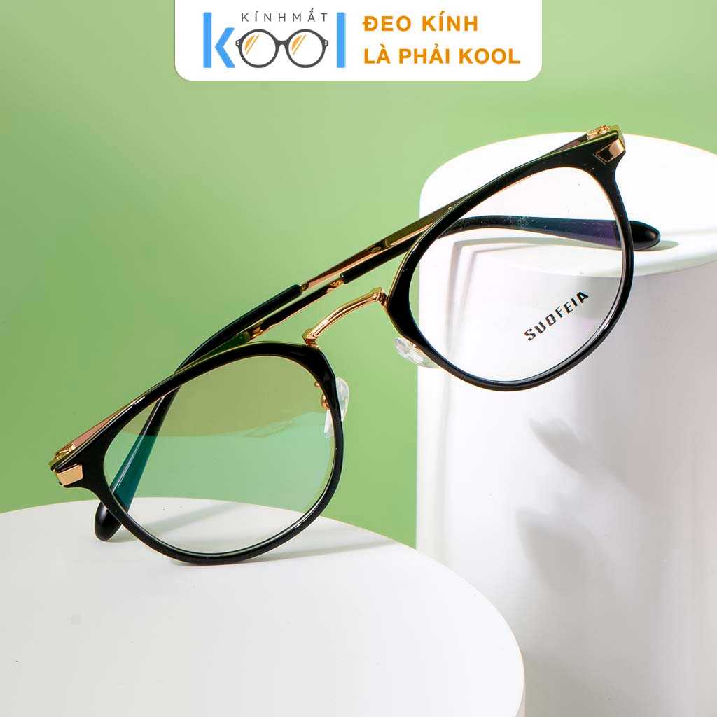 [Kool 3472] Gọng Kính Mắt Nữ Dáng Oval Chính Hãng