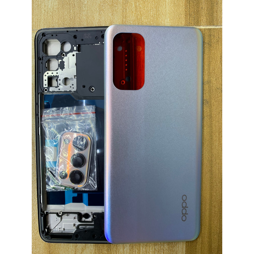 Bộ xương vỏ, kính lưng, camera oppo reno 5 - 4G / hàng zin - kèm phím bấm