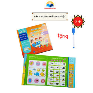 Sách Nói Song Ngữ Anh - Việt cho trẻ em từ 3 tuổi - 500 nội dung (Phiên bản đặc biệt 2022)
