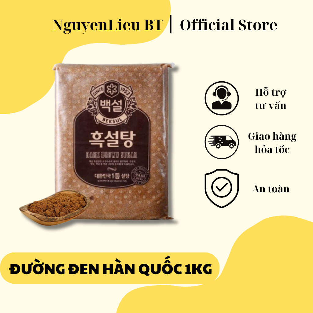 ĐƯỜNG ĐEN HÀN QUỐC BEKSUL 1KG