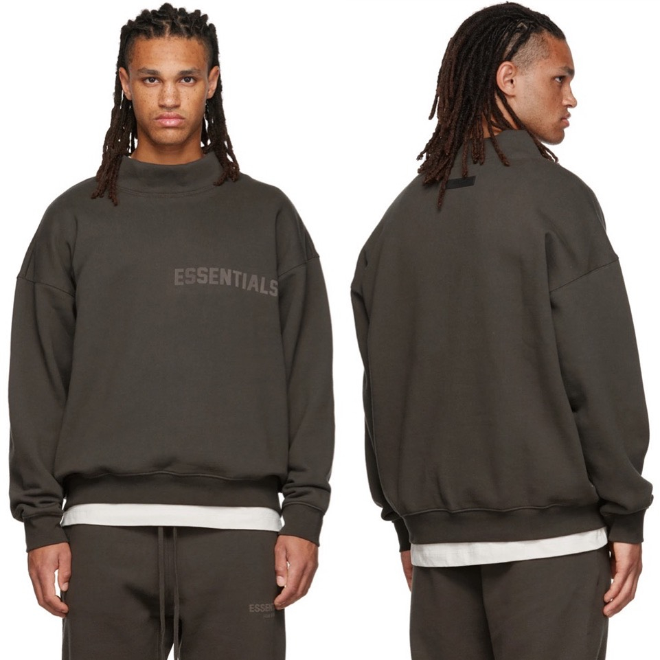 Áo Sweater Essentials 2022 - Chữ in nhung