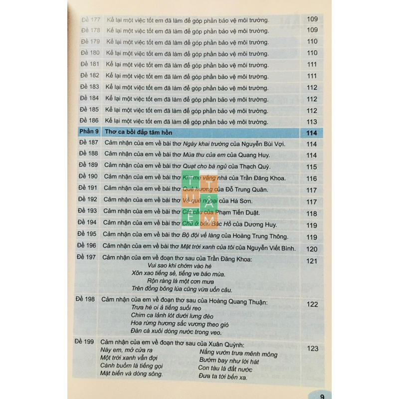 Sách - 199 bài và đoạn văn hay lớp 3