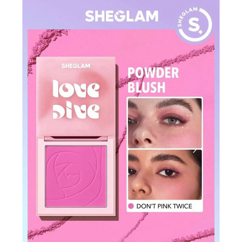 SHEGLAM Phấn má hồng Love Dive Tender Heart