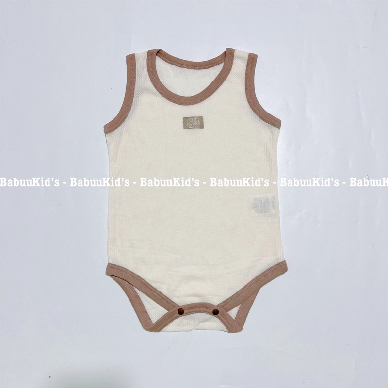 Bộ liền thân cotton, thông hơi xuất nhật  Body Ba lỗ cho bé trai và gái