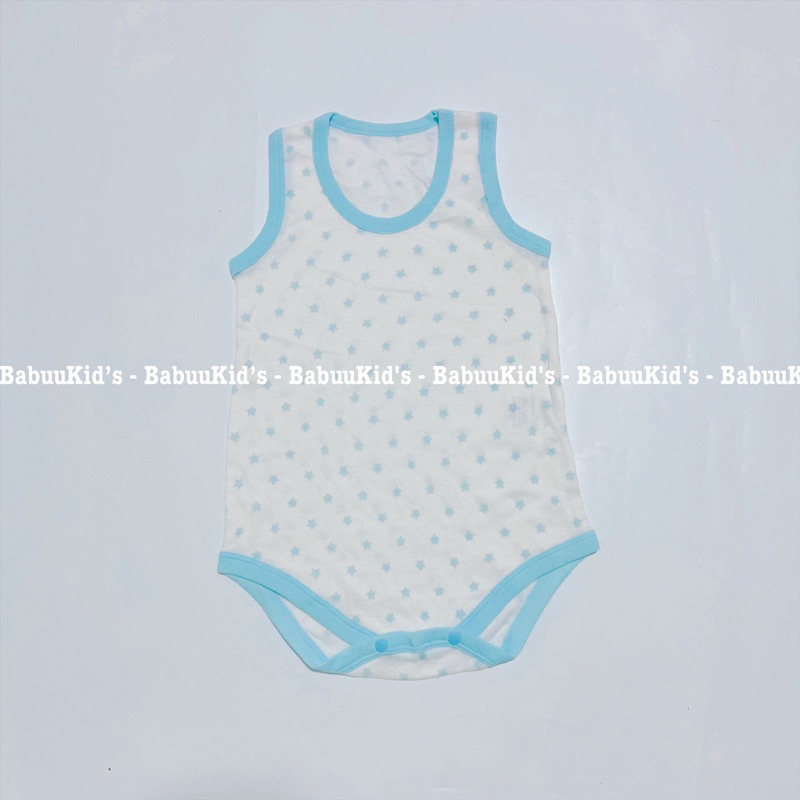 Bộ liền thân cotton, thông hơi xuất nhật  Body Ba lỗ cho bé trai và gái