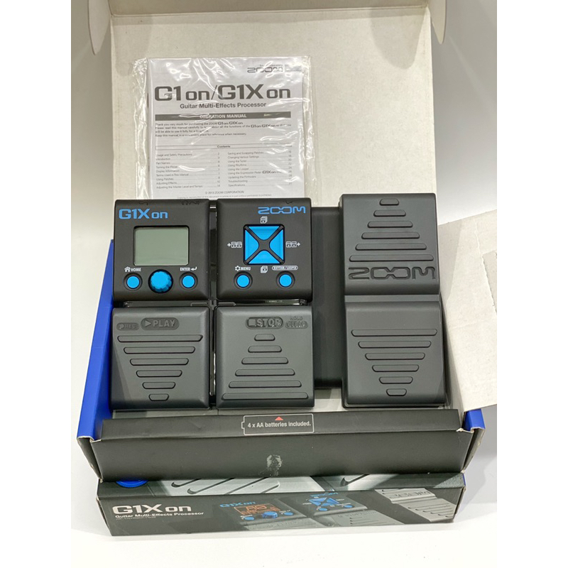 ZOOM G1Xon - chỉnh âm đàn guitar điện - pedal đàn guitar điện