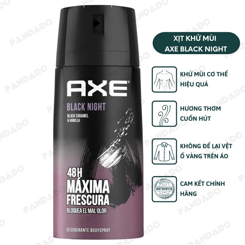 Xịt khử mùi AXE Black Night 150ml