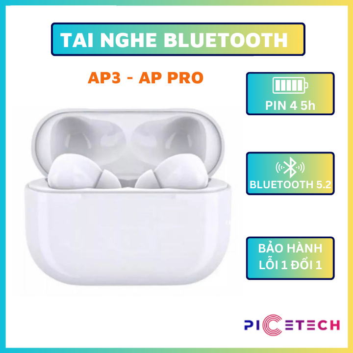 Tai Nghe Bluetooth Không Dây Pro / Pro 2 Pin Trâu Thiết Kế Nhỏ Gọn Chống Ồn , Định Vị Đổi Tên - PICETECHHN