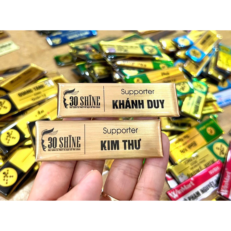 Bảng Tên 30SHINE - Vui lòng gửi tên cho shop