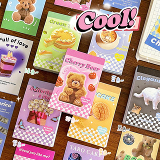 Zanmo set 50 tấm hình dán sticker phong cách âu mỹ retro diy trang trí điện thoại