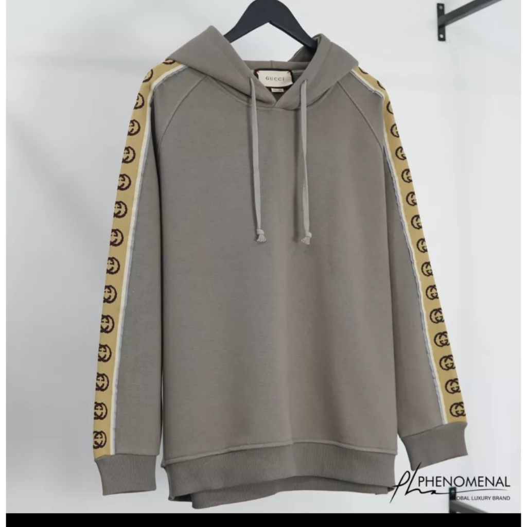 Áo Hoodie Tay Thêu Phôi Sọc Lót Lông Cực Ấm Mẫu  Mới Nhất 2023 Form Dáng Unisex