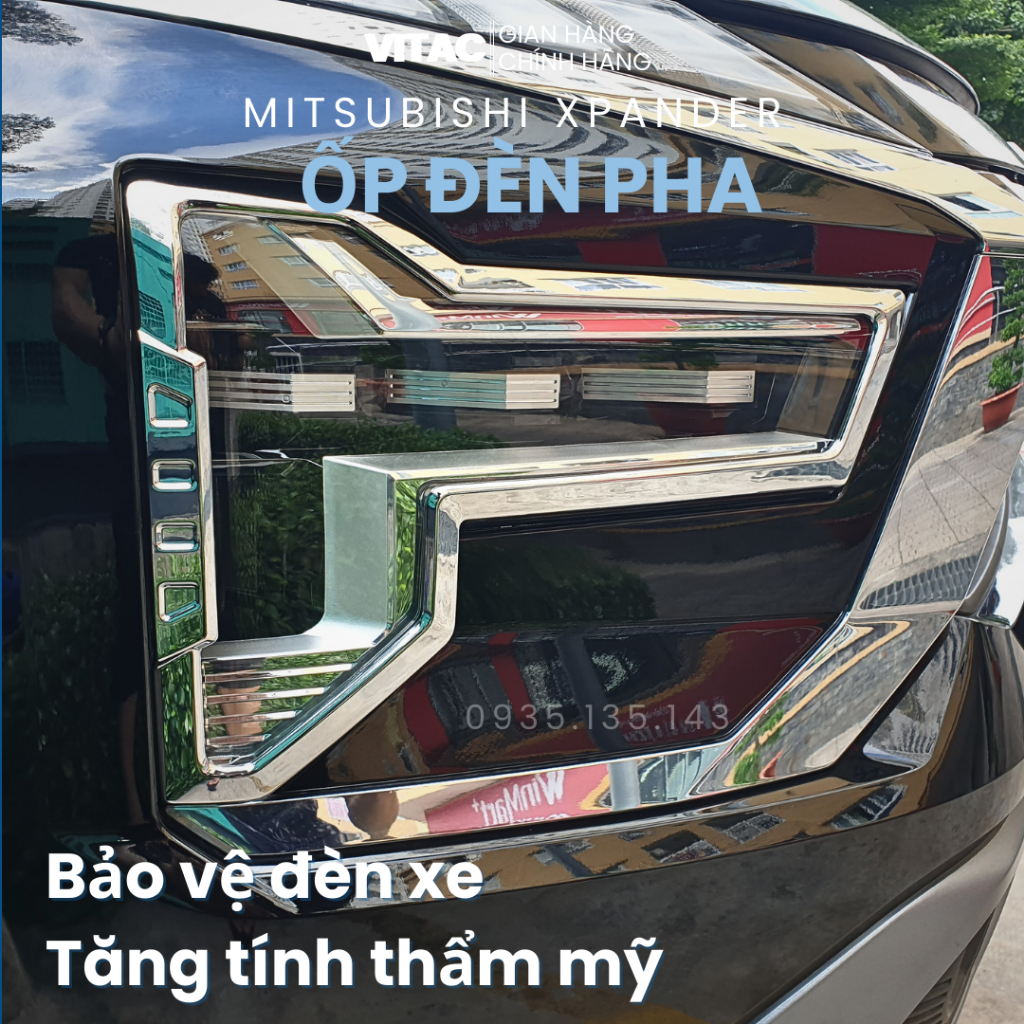 Ốp viền đèn trước sau Xpander 2022 2023
