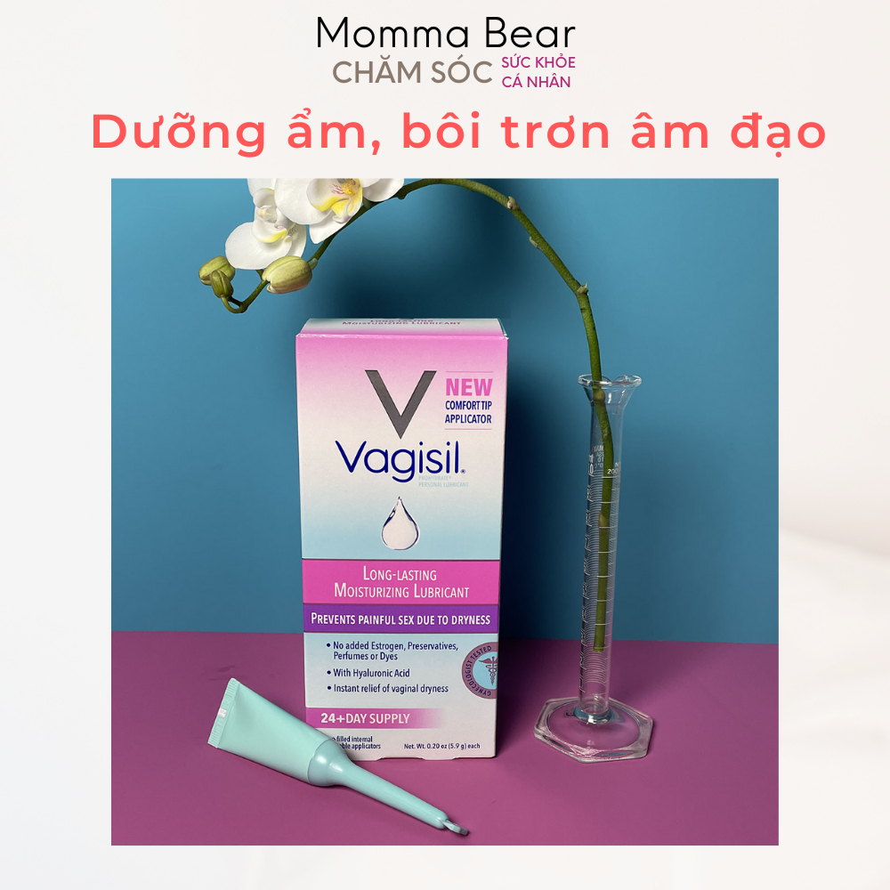 Gel phụ khoa Vagisil, dưỡng ẩm bên trong âm đạo, bôi trơn, hỗ trợ quan hệ cho phụ nữ, hàng Mỹ - Momma Bear