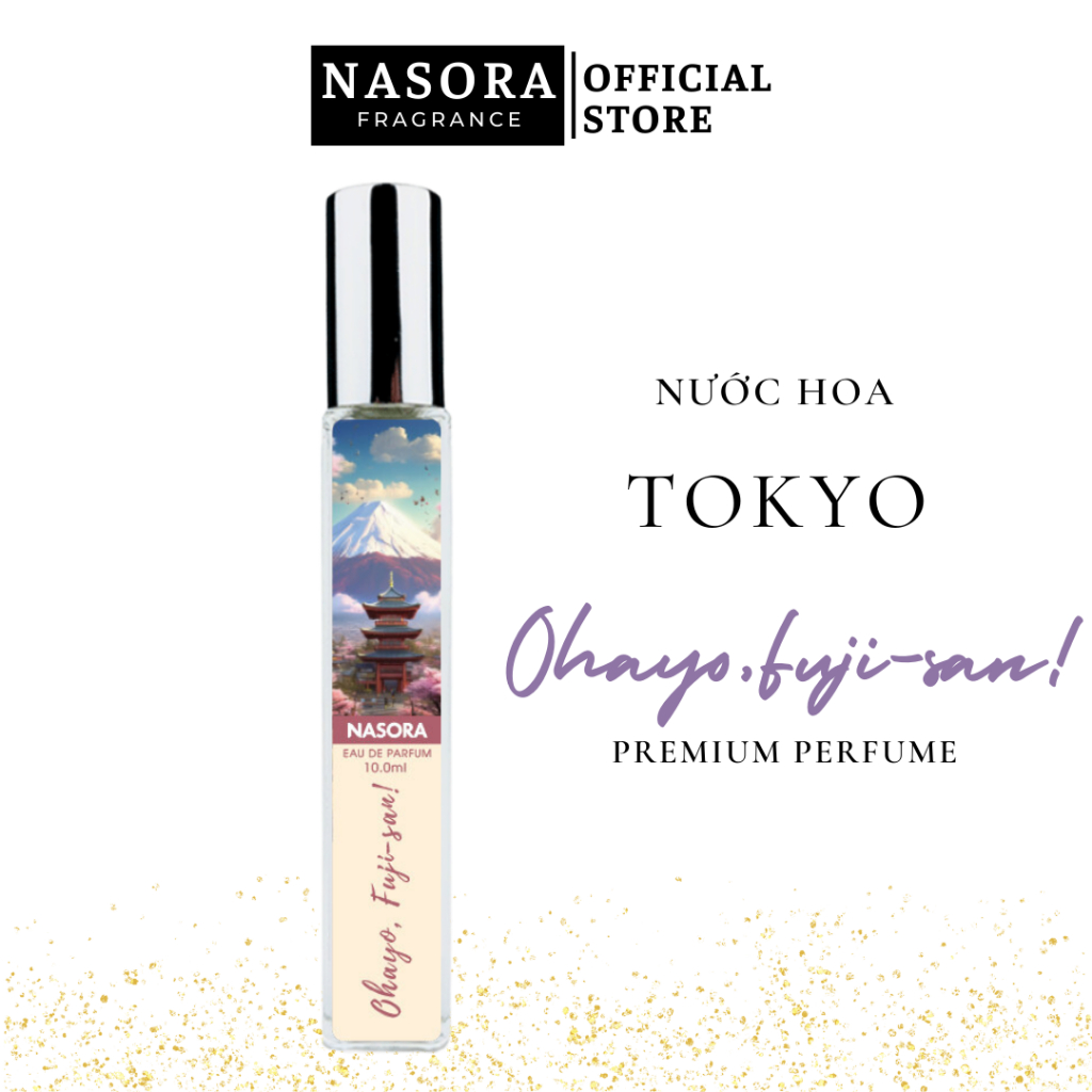 Nước Hoa Nam Nữ Nasora Hương Thơm Cuốn Hút, Sang Trọng, Phong Cách Mới Lạ, Chai Xịt 10ml