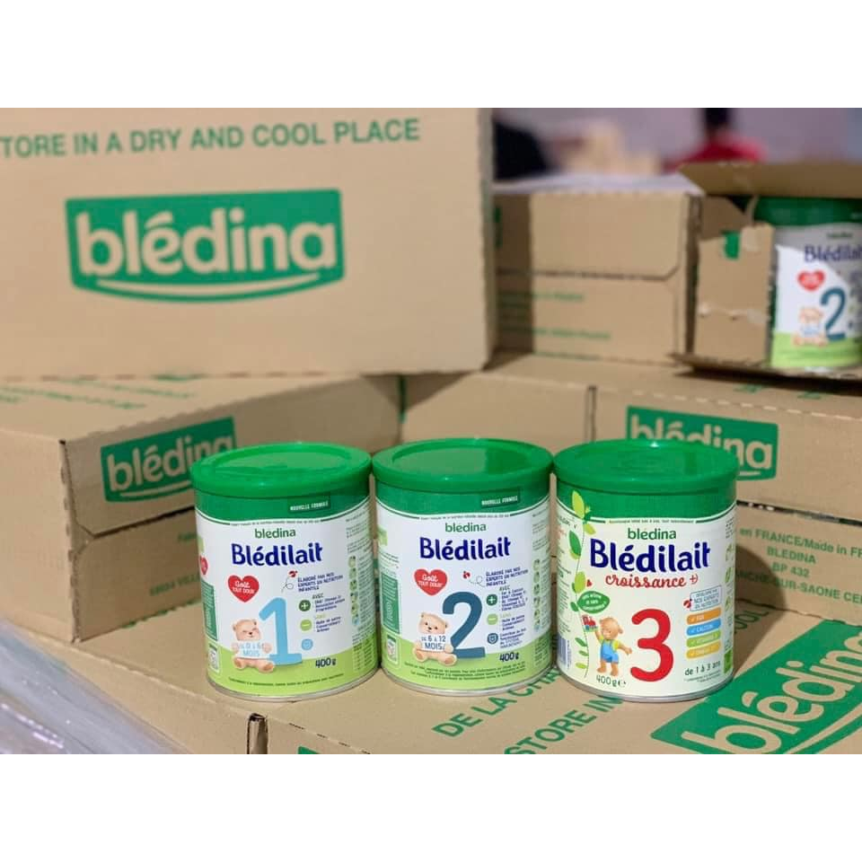 ( Date T6/2024) Sữa bledilait của pháp số 1,2 lon 400g
