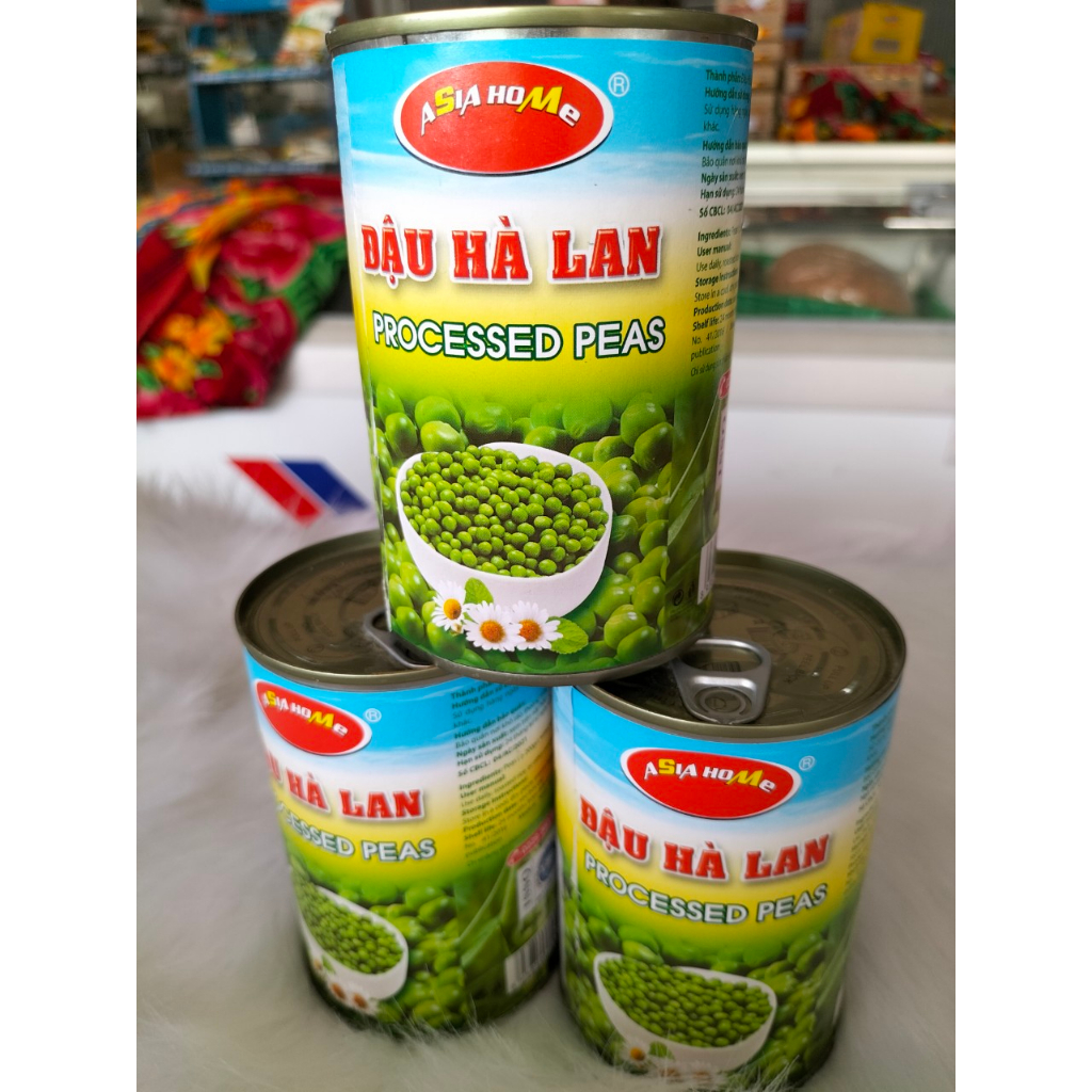 Lon đậu Hà Lan Asean 400gr