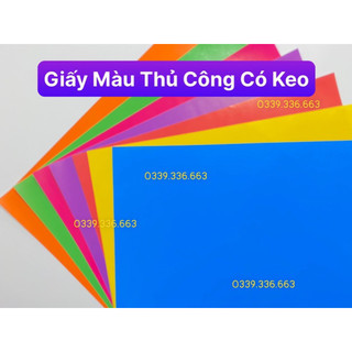 10 xấp giấy màu thủ công 7 tờ