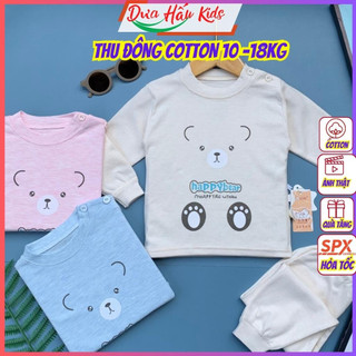 Quần áo thu đông cho bé, bộ thu đông cài cai cho bé trai, bé gái từ 10 - 18kg
