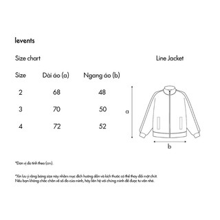 Áo khoác Levents Line Jacket [CHÍNH HÃNG]