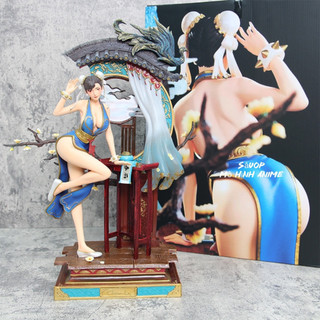 Mô hình nhân vật Chun Li game Street Fighter siêu to hàng cao cấp cao 48cm