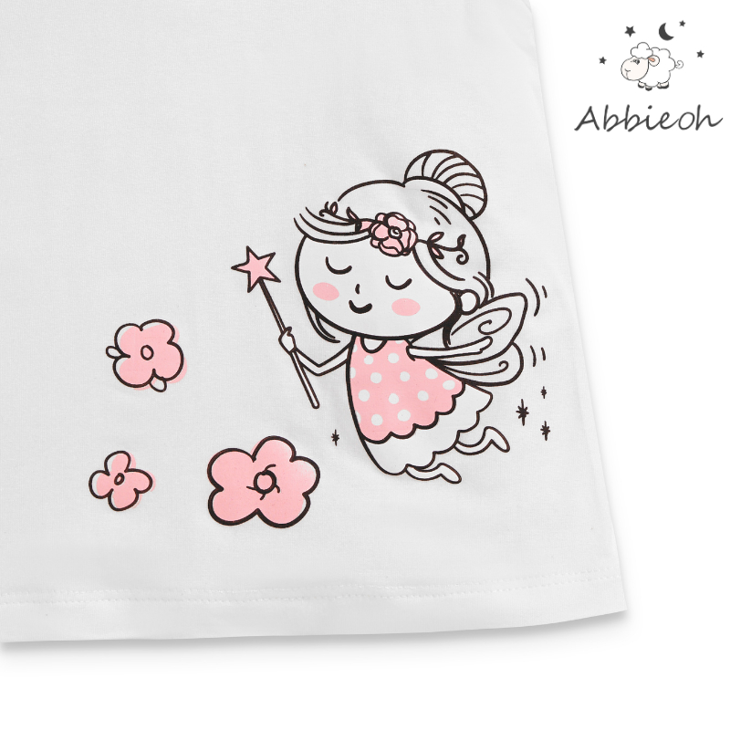 Bộ quần áo dài tay thu đông ABBIEOH cotton hoạ tiết cho bé gái 0-3 tuổi BO561 BO563 BO567