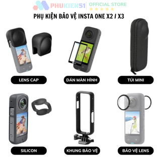 Bộ phụ kiện bảo vệ lens, màn hình Insta360 One X3 X2 chống trầy ,xước bảo vệ camera- OEM