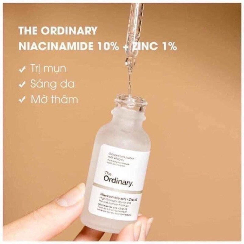 Tinh Chất The Ordinary Niacinamide 10% + Zinc 1% 30ml Chính Hãng