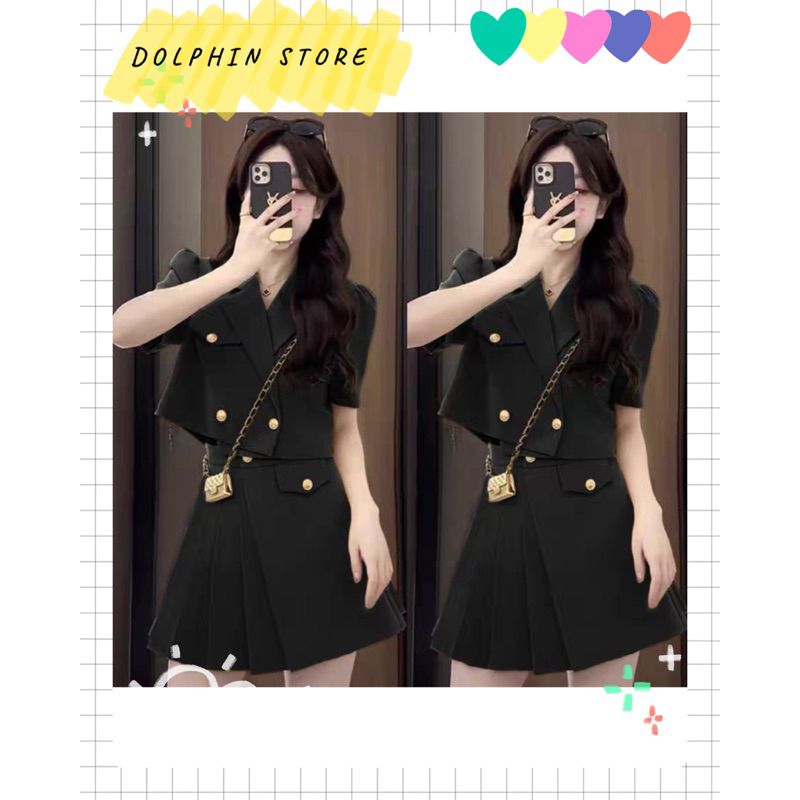 BIGSIZE Set vest bigsize - set áo vest kèm chân váy bigsize - set đồ công sở bigsize