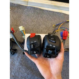 Cặp cùm ex trái phải chế gắn cho sirius wave nhỏ...
