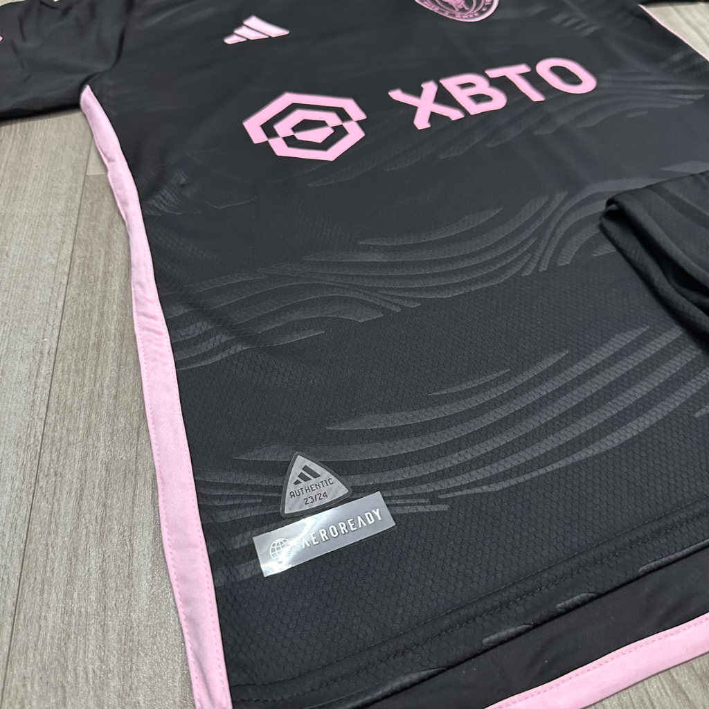 Áo Bóng Đá Câu Lạc Bộ Inter Miami Đen 2023 - Vải Gai Thái