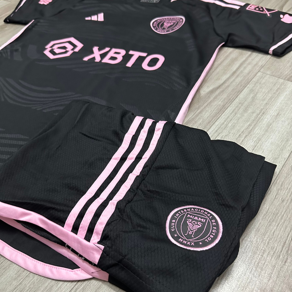Áo Bóng Đá Câu Lạc Bộ Inter Miami Đen 2023 - Vải Gai Thái
