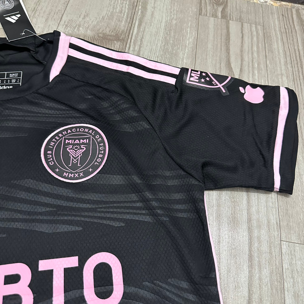 Áo Bóng Đá Câu Lạc Bộ Inter Miami Đen 2023 - Vải Gai Thái