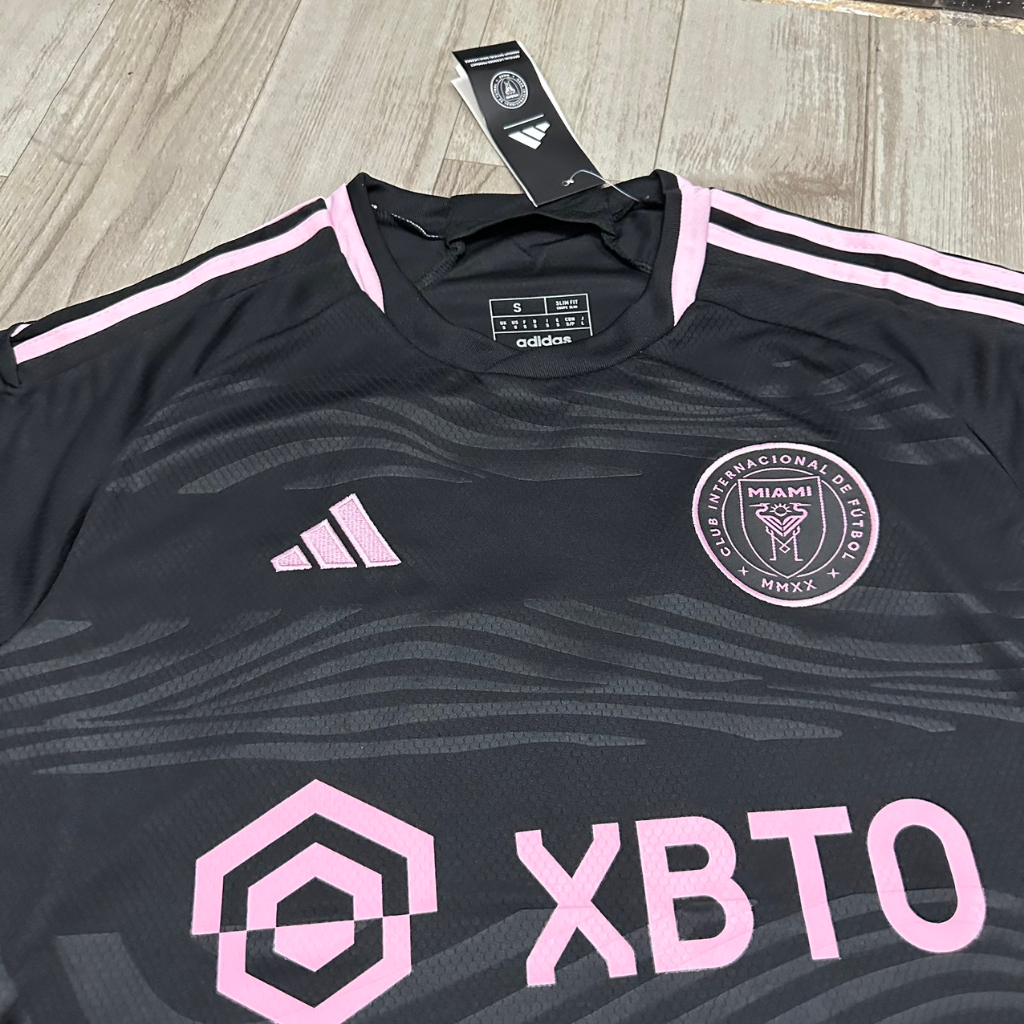 Áo Bóng Đá Câu Lạc Bộ Inter Miami Đen 2023 - Vải Gai Thái