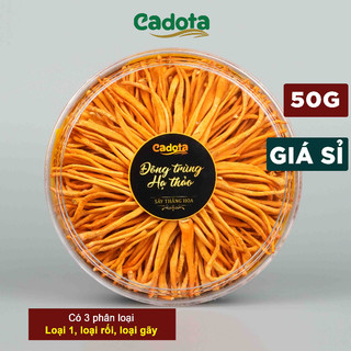 Nấm Đông Trùng Hạ Thảo Khô CADOTA 50g – Sấy Thăng Hoa , Xưởng Trực Tiếp Sản Xuất Nên Giá Cực Hợp Lý