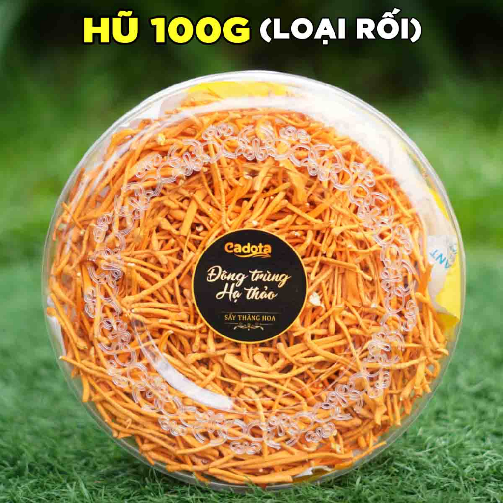 Đông Trùng Hạ Thảo Sấy Thăng Hoa CADOTA, Hũ 100g, Bán Lẻ Giá Sỉ Cho Đại Lý Nhập Thử Test Chất Lượng