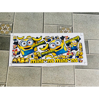 Combo logo sticker minions dán trang trí xe máy