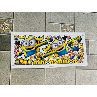 Combo logo sticker minions dán trang trí xe máy