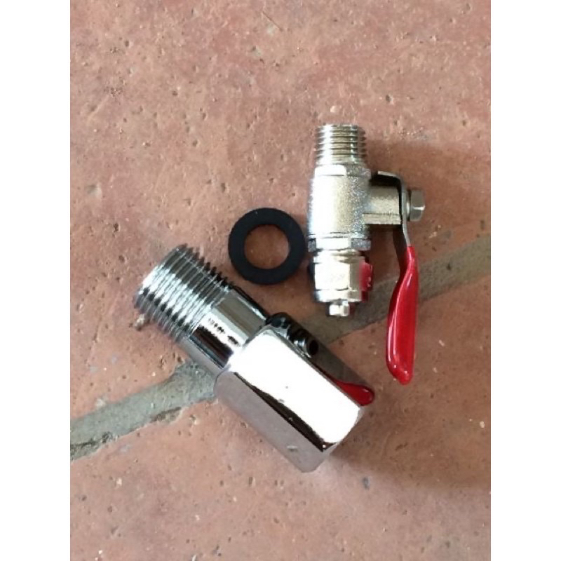 Khoá chia nước inox đầu vào máy lọc nước dây 10
