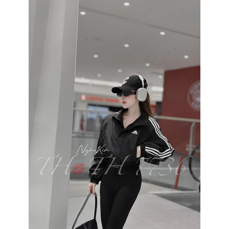 Áo Khoác Gió Ba len Sọc Viền QCCC