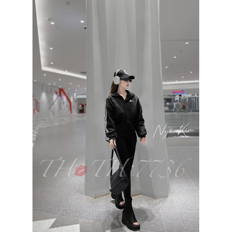 Áo Khoác Gió Ba len Sọc Viền QCCC