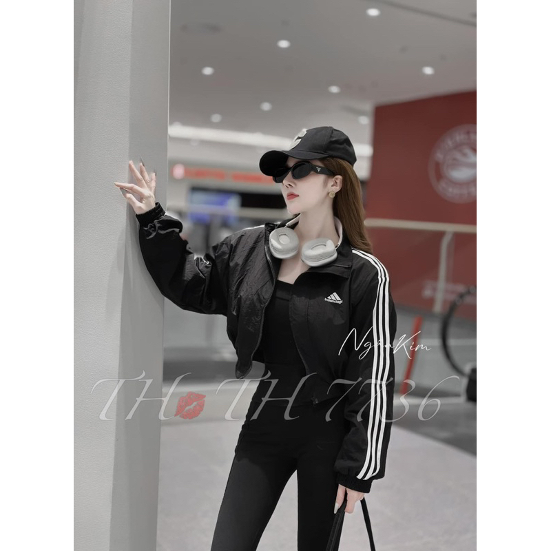 Áo Khoác Gió Ba len Sọc Viền QCCC